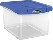 Fellowes Heavy Duty, Water Proof, Durable, Reinforced Corner, Comfortable Handle, Built-In Rail, Portable File Box (FEL0086201)