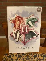 NEW! Geek Gear Wizardry Harry Potter Hogwarts House Crest Art Print