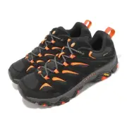 Merrell Moab 3 GTX Gore-Tex Black Tangerine Orange Men Outdoors Hiking J037025