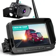 Wireless Backup Camera, 7 Inch Monitor Rear View Camera System for RV, Trailers,