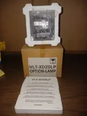 GENUINE OEM MITSUBISHI VLT-XD20LP LAMP FOR XD20A PROJECTOR ***MINT***