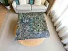 30" Square Labradorite Stone Coffee Table Crystal Healing Gemstone Countertop