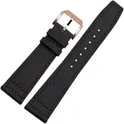 YCBFGAZATK Nylon canvas watchband Fit For IWC- PILOT Fit For Portofino watch strap 20mm 21mm 22mm bracelet black armygreen blue wrist belt