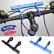 Bike Handlebar MTB Bicycle Light Bracket Handle Bar Extension Flashlight Holder