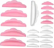 TOVINANNA Eyelash Lift Aid Set 20 Pairs of Silicone Pads Spoolies Suitable for Sisters Friends Family
