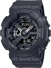 [Casio] Baby G BA110XBC-1A Analog Digital Black Strap Women's Watch, Black Dial, 46.3 × 43.4 × 15.8 mm