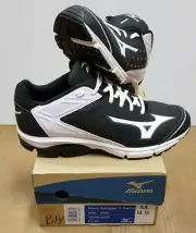 New Mizuno Wave Swagger Trainer Turf Shoes Black/White New in Box