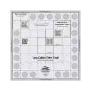 Log Cabin Trim Tool for 8in Finished Blocks Quilt Ruler CGRJAW1