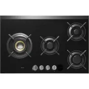 ASKO Elements 80cm Volcano Gas Cooktop - Black Ceramic Glass