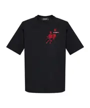 Dsquared2 Sequined Crewneck T-Shirt XL,L Black