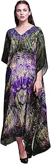 [Phagun] Ladies Kaftan Holiday Loungewear Maxi Dress Beach Coverup