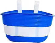 QSTDGVPW Bicycle Storage Basket for Kids, Handlebar Container for Outdoor Use, Blue