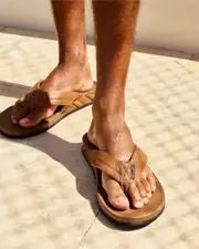 [Skylark] Skylark Men's Sunny Flip Flops Slippers in Camel Natural Size 13 13 Camel Natural