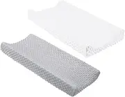 ABOOFAN 2pcs Cover Changing Pad Liner Arch Wall Decal Changing Pad Protector Gasket Polyester