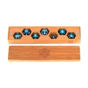 FanRoll Dice Box Wood Dice Vault - Cherry New