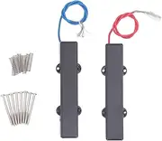 2PCS 5 String Electric Bass Pickup Humbucker Ceramic Magnet Bass Pickup Pack of 2 For Jazz Electric Guitar 5 Strings Humbucker For