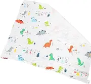 Kisangel Bath Towel for Newborns Soft Absorbent Washcloth with Fun Dinosaur Print Unisex Bath Towel for Boys and Lightweight Breathable