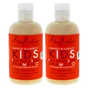 Mango & Carrot Kids Extra-Nourishing Shampoo - Pack of 2 by Shea Moisture for Kids - 8 oz Shampoo