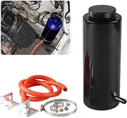 Universal car Radiator Coolant Tank，800ml Car Radiator Coolant Overflow Oil Catch Tank Cooling Catch Bottle (Black)