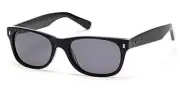 Sunglasses Kenneth Cole New York KC 7206 02D Matte Black Front, Shiny Temple, Po