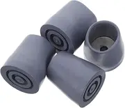 Generic 4pcs Bath Chair Leg Covers Floor Protector Pads Replacement Feet for Shower Chair Floor Protectors for Furniture Walking Stick Bath Chair Leg Cap Chair Foot Cover Rubber Grey