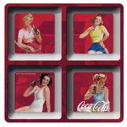 Coca Cola Coke Snack Tray Square pin ups