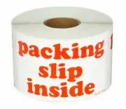 Aviditi SCL556 Rectangle Label "Packing Slip Inside", 5" L x 3" W (Roll of 500)
