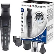 Remington PG2000 Multi Hair Trimmer G2 (Includes 5 Attachment Heads/Combs, Battery Operated), Men's Beard Trimmer, Hair Trimmer, Body, Ear & Nose Hair Trimmer, Self-Sharpening Blades