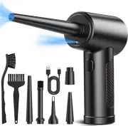 Compressed Air Duster, 3 Gear to 51000RPM Cordless Electric Air Duster