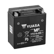 YUASA MOTORCYCLE YTX16-BS-1 Motorcycle Battery 156016