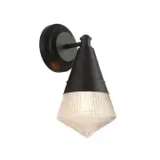 Maxim 10391 Hargreaves 12" Tall Bathroom Sconce - Black