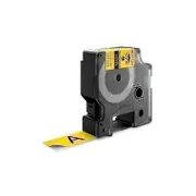Dymo Rhino Industrial Flexible Nylon Label - Black on Yellow - 19mm x 3.5m - 18491