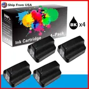 4PK 02XL Black 02BK Ink Cartridge Fit For Photosmart 3110 3210 8230 Printer