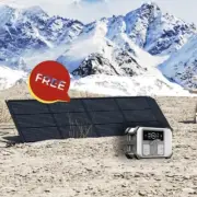 ZLOS power station1240Wh with FREE 160W flexible Solar panel / Solar blanket