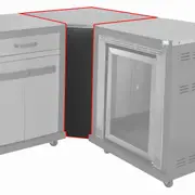 Coleman Revolution Corner Unit No Draw - Black Matte