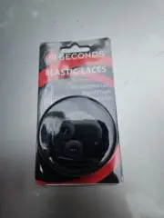 Ten Seconds Elastic Stretch Shoelaces Shoe Laces Lock Lace black 36” Unisex new