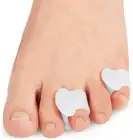 5 Pair Pinky Toe Separators, Little Toe Spacers Relieve Pain from Friction and P