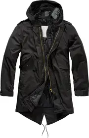 Brandit M51 US Parka, textile jacket , color: Black , size: 3XL