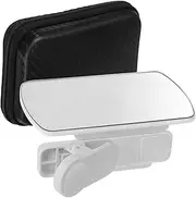 HOMOBABE 2Pcs Adjustable Phone Camera Mirror Reflection Kit Clip for Convenient Photography Easy to Use with Cleaning Cloth and Storage Bag for and Live