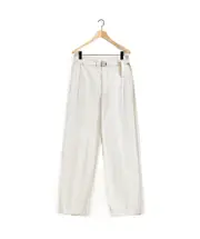 Lemaire Seamless Belted Pants FR52 light beige