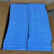 SHORE (500 Wipes) Disposable Foodservice Wipes Sz 7" x 7" Blue SM8257
