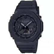 CASIO G-SHOCK G-SHOCK GA-2100-1A1 Ana-Digi All Black Watch Men's Carbon Co