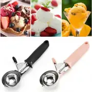 Ice Ball Maker Ice Cream Spoon Sorbet Stainless Steel 1pc 1x Batter Black