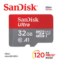 在飛比找PChome24h購物優惠-SanDisk 晟碟 Ultra microSDHC UHS