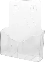 SHOWERORO Acrylic Record Holder Organizer Wall-Mounted for Office File Holder Space-Saving Document Rack