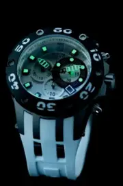 New Mens Invicta 12947 Jason Taylor Chronograph Subaqua Scuba Strap Watch