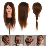 24‘’ Mannequin Head with Clamp Holder for Braiding Hair Styling Practice Manikin