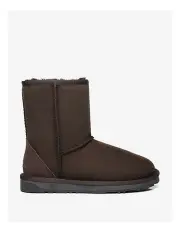 [EVERAU] Short Classic Boots in Chocolate