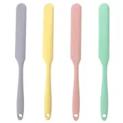 4-Piece Non-Stick Wax Spatulas Set, Silicone Waxing Applicators for Hair Remo...