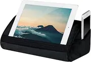 LapGear Original Microbead Tablet Pillow Stand with Phone Pocket - Black - Fits Most Tablets - Style No. 35068